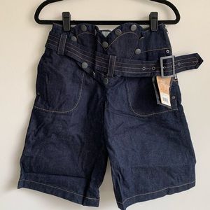 FINAL PRICE L.A.M.B. Heart Front denim Gauchos